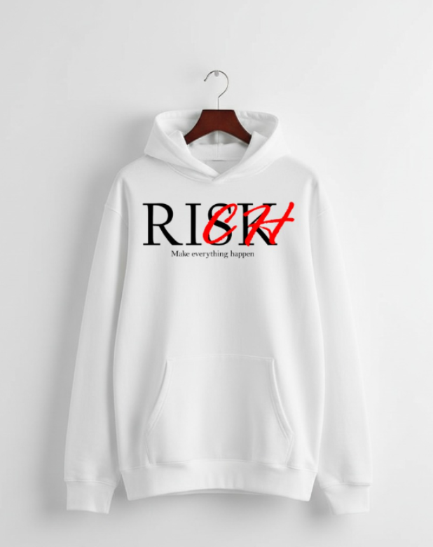 Premium White Ready-Made Hoodie – Stay Warm in Style | Orah Wears
