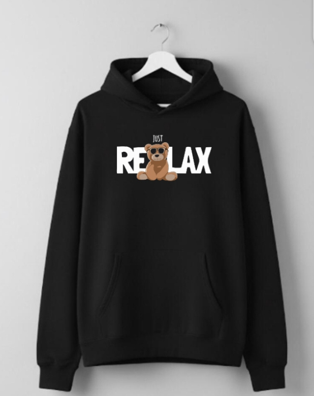 Premium Black Ready-Made Hoodie – Stay Warm in Style | Orah Wears