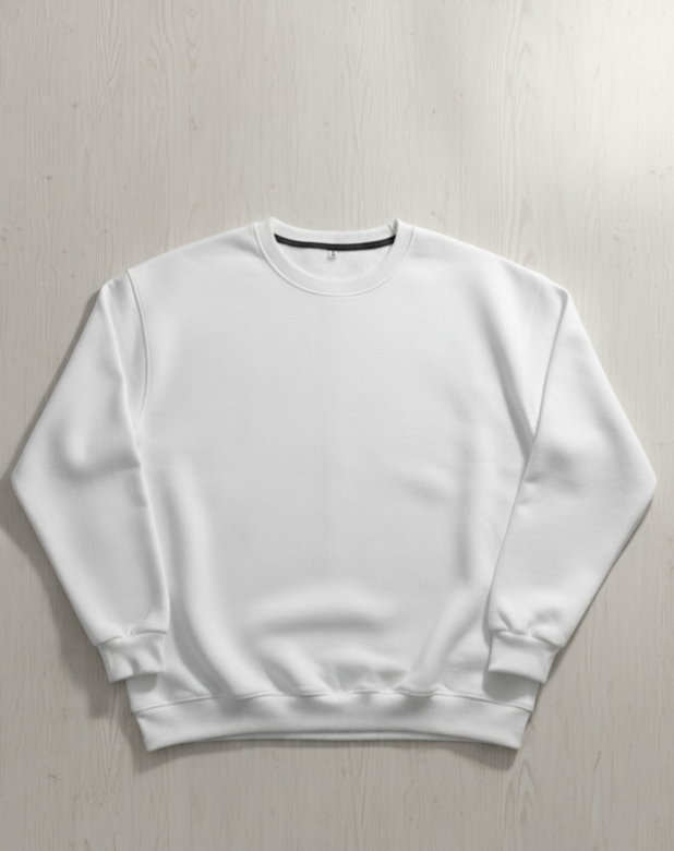 Classic White Sweatshirt Collection – Cozy & Stylish | Orah Wears