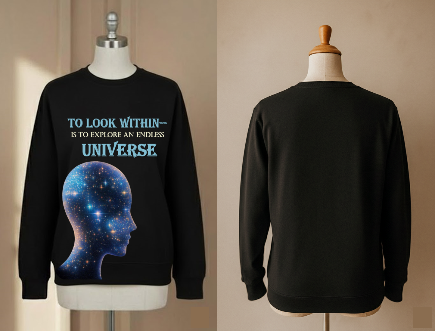 Classic Black Sweatshirt Collection – Cozy & Stylish | Orah Wears